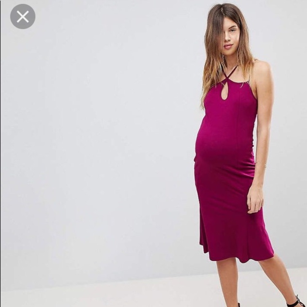 ASOS Maternity Bodycon Dress with Peephole